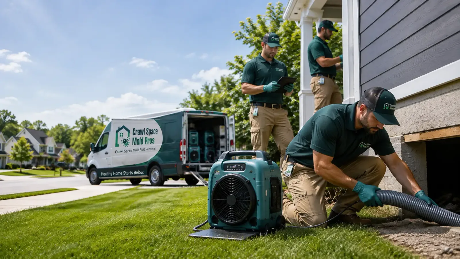 Crawl Space Mold Removal in Waukon, IA